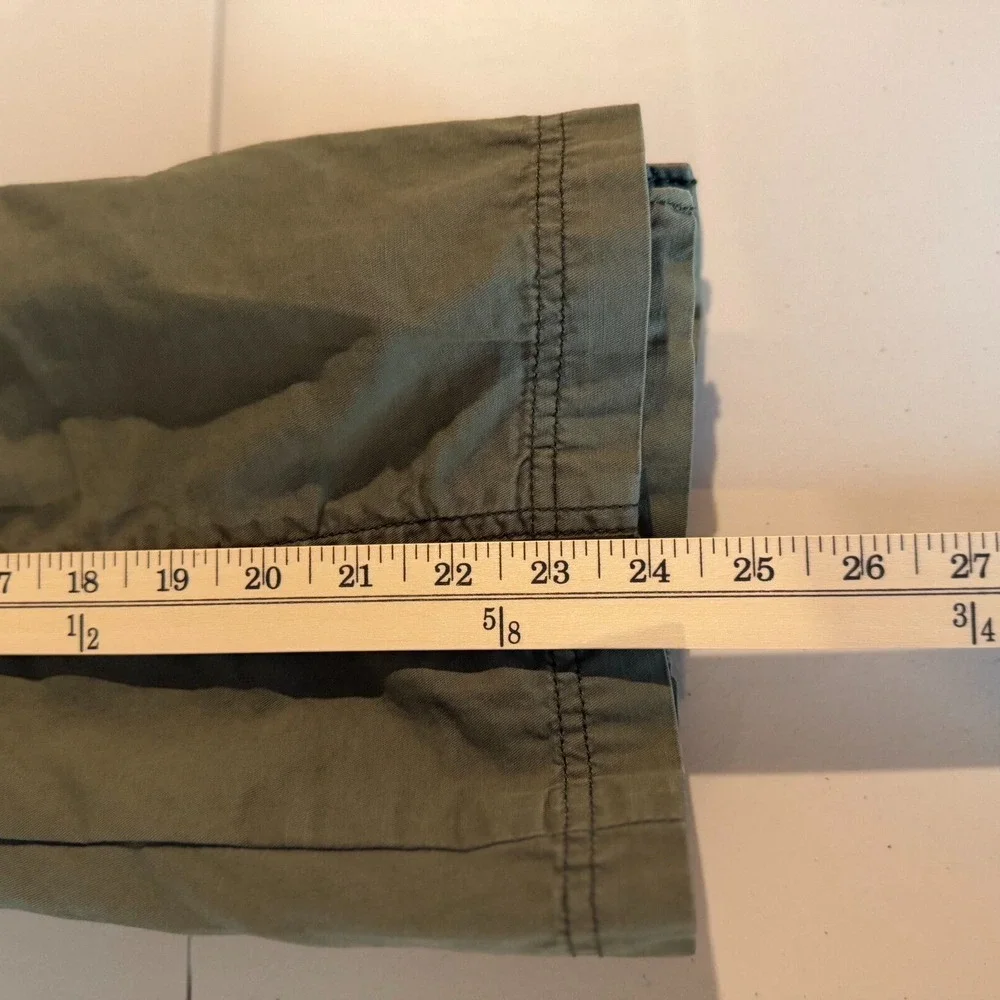 Abercrombie & Fitch Womens Utility Outerwear Vest Size Small Green‎ Sleeveless